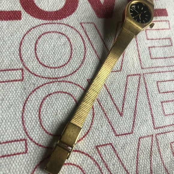 Vintage Pulsar Classy Gold Tone Wrist Watch - For Parts, Doesn't Run - Picture 5 of 8